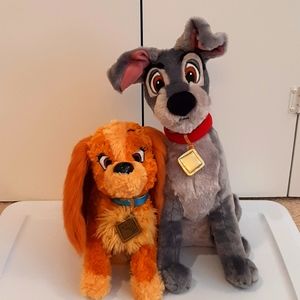 Disney Lady and the Tramp Plush CLEAN